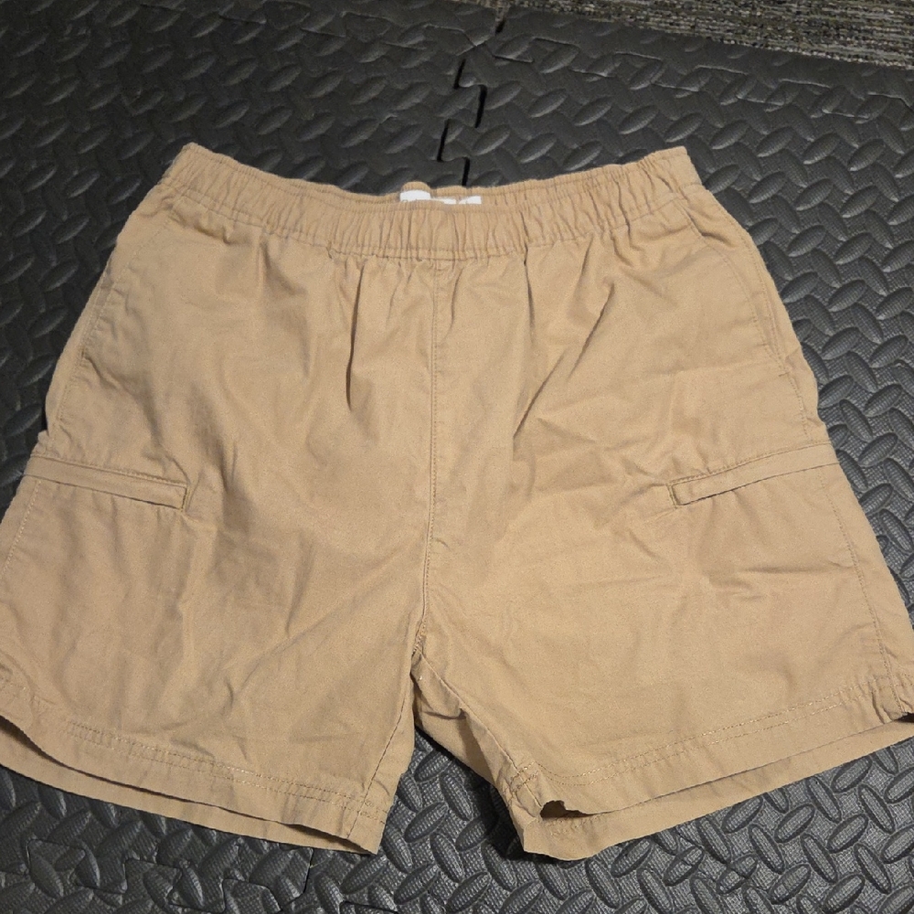 Calvin Klein Beige Cargo Shorts for Men